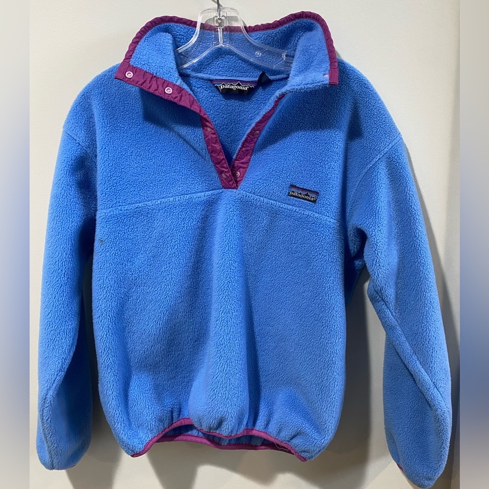 Kids Patagonia pull over fleece